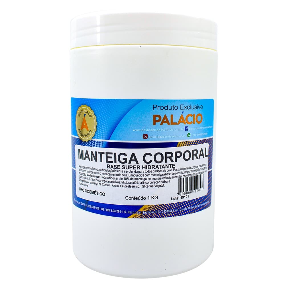 Manteiga Corporal (Base Super Hidratante) – 1 Kg
