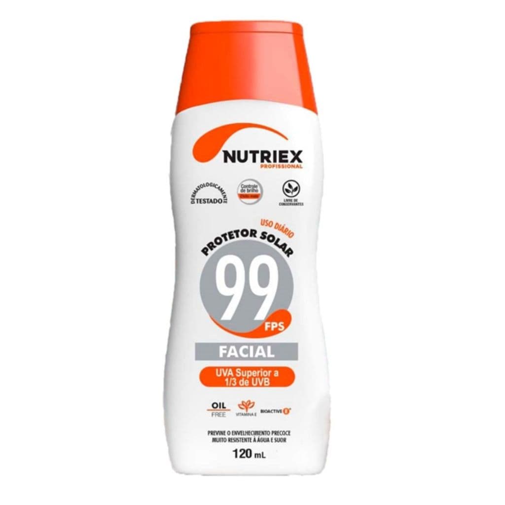 Protetor Solar Facial Toque Seco 99 FPS 120ml - Nutriex