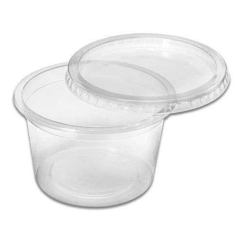 POTE REDONDO 1000 ML COM TAMPA COM 25 UNIDADES PARA SORVETES,BOLOS,DOCES...