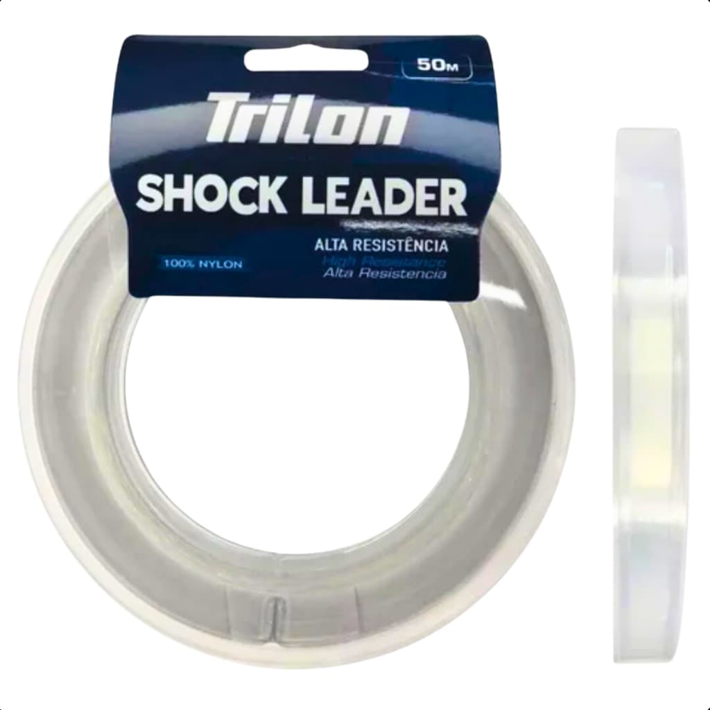 Linha Trilon Shock Leader 0,40mm 50m Invisível Na Água