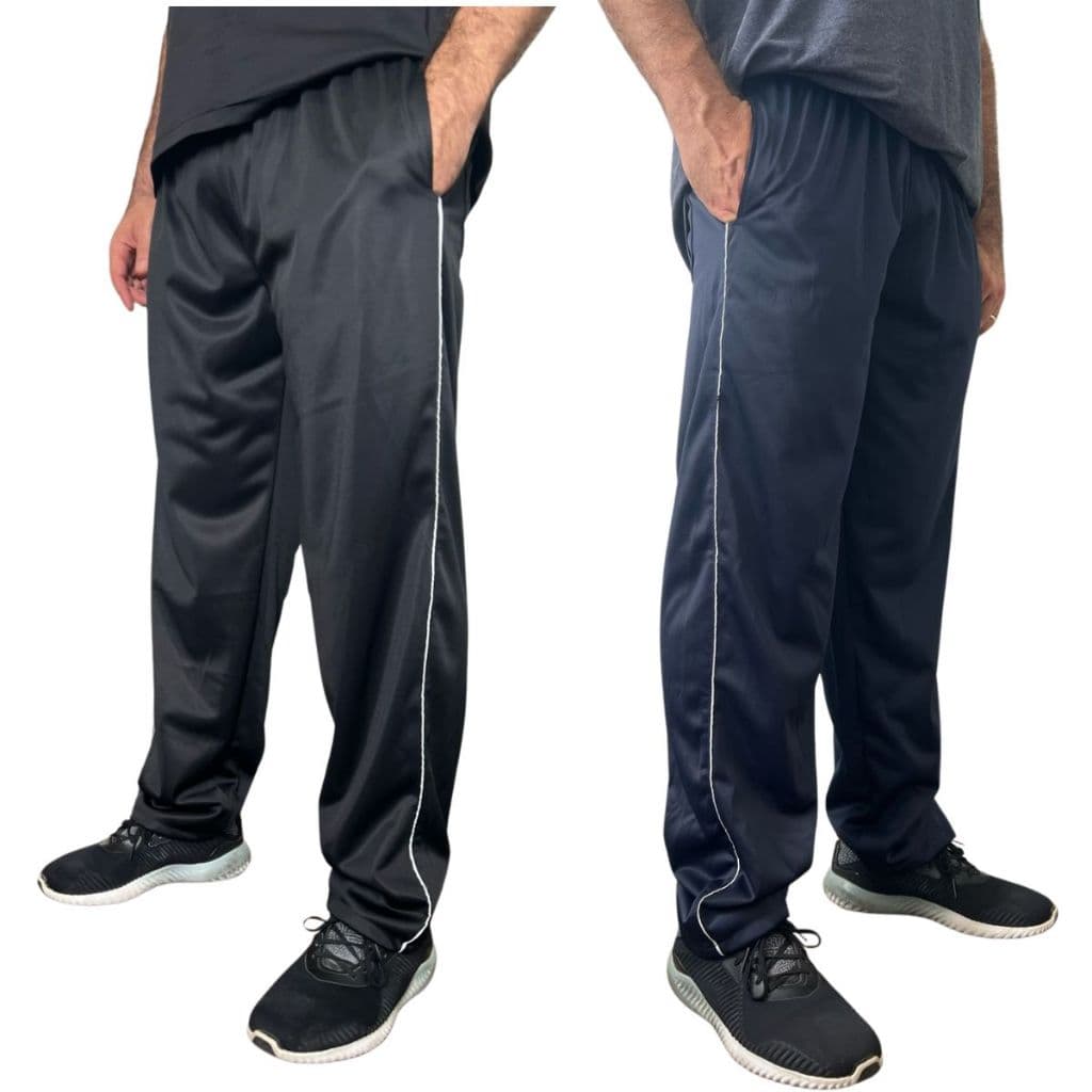 Kit 2 Calças Masculina Helanca Flanelada Roupa Academia Agasalho Chimpa Inverno.