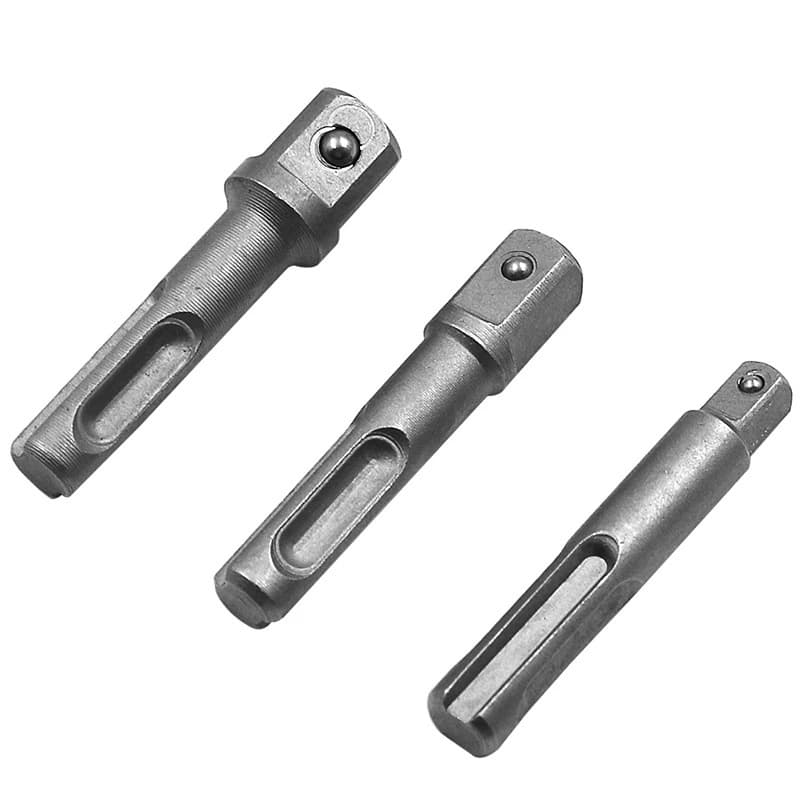 Kit SDS Plus Brocas Broca De Driver De Soquete Adaptador 1/4 " 3/8 " 1/2 " De Tomada De Aço Cromo Vanádio Poder