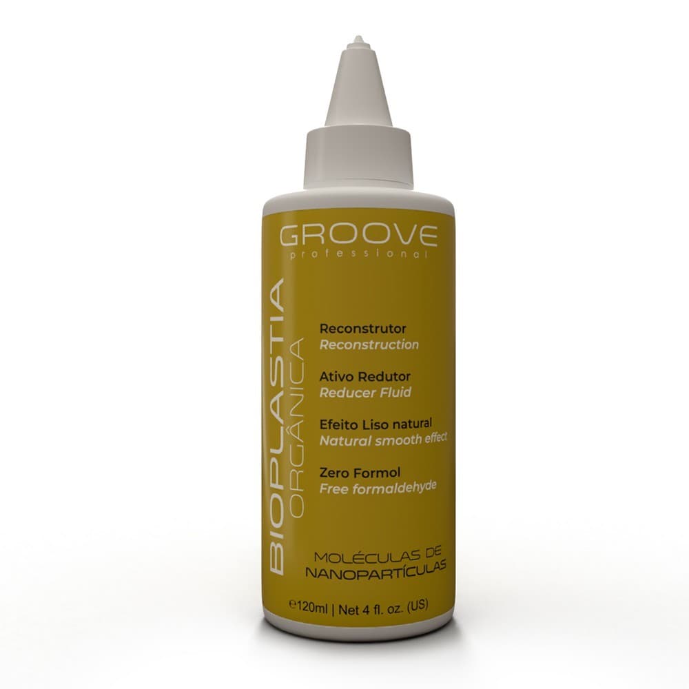 Bioplastia Orgânica Sem Formol Liso Natural Groove Professional 120ml