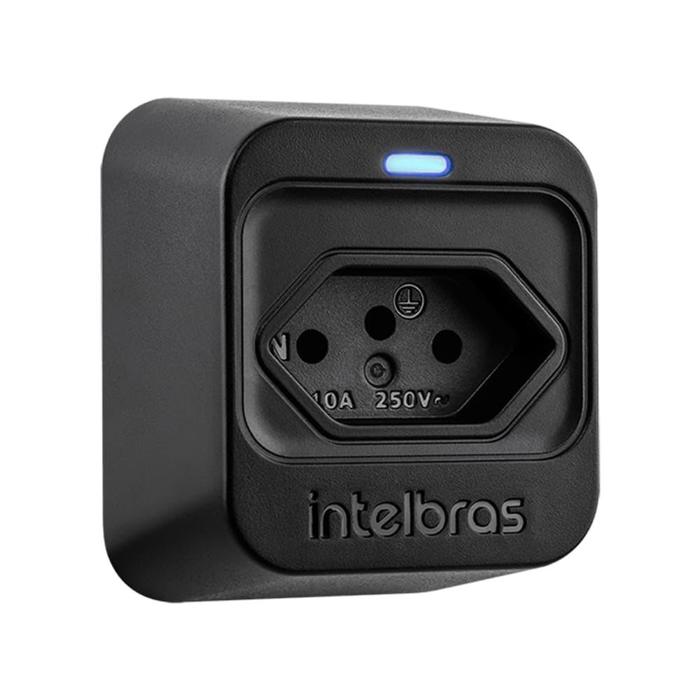 Dispositivo Protetor Contra Surtos Elétrico Intelbras Bivol Eps 301 Preto