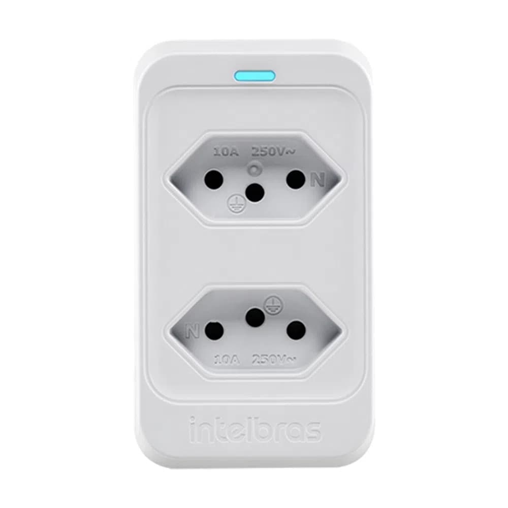 Dispositivo Protetor Contra Surtos Elétrico Intelbras Bivol Eps 302 Branco