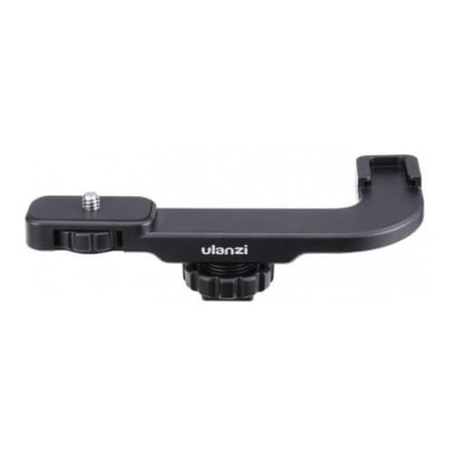 Suporte Duplo Ulanzi PT-8 para DSLR - Encaixe Microfone e LED 1/4" Sapata