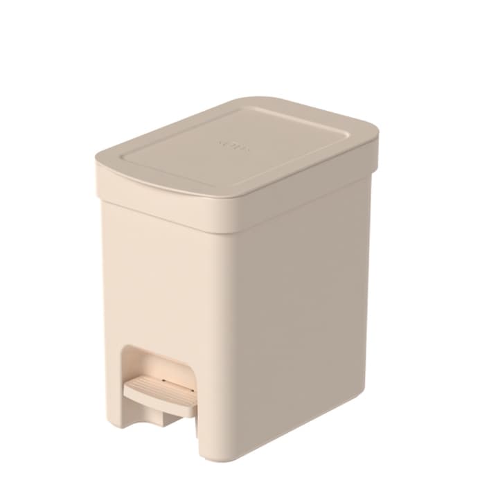 Lixeira Cozinha Banheiro c/ Pedal 6lt Tampa