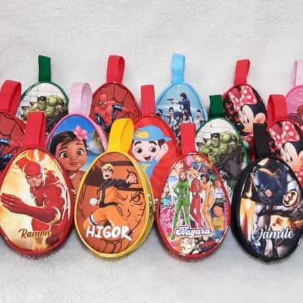Bolsa ovo páscoa personalizada
