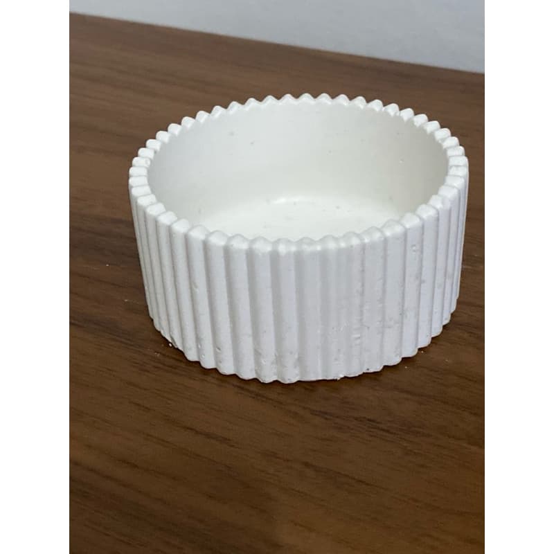 Vaso ripado decorativo P/ suculenta
