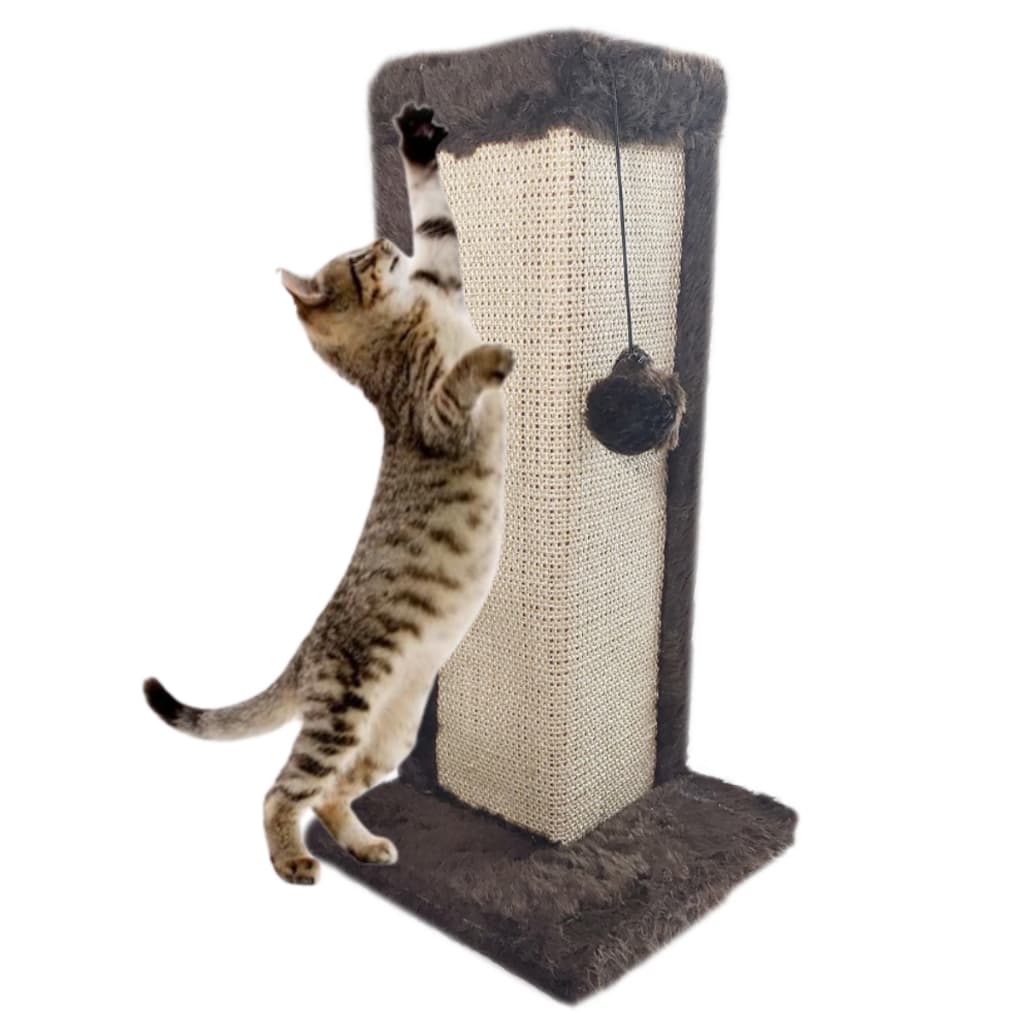 Arranhador Para Gatos Canto de Sofá Com Brinquedo Bolinha Interativa