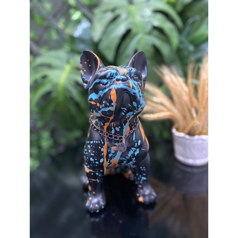 buldogue francês Estatueta Decoração Casa Escritório Sala