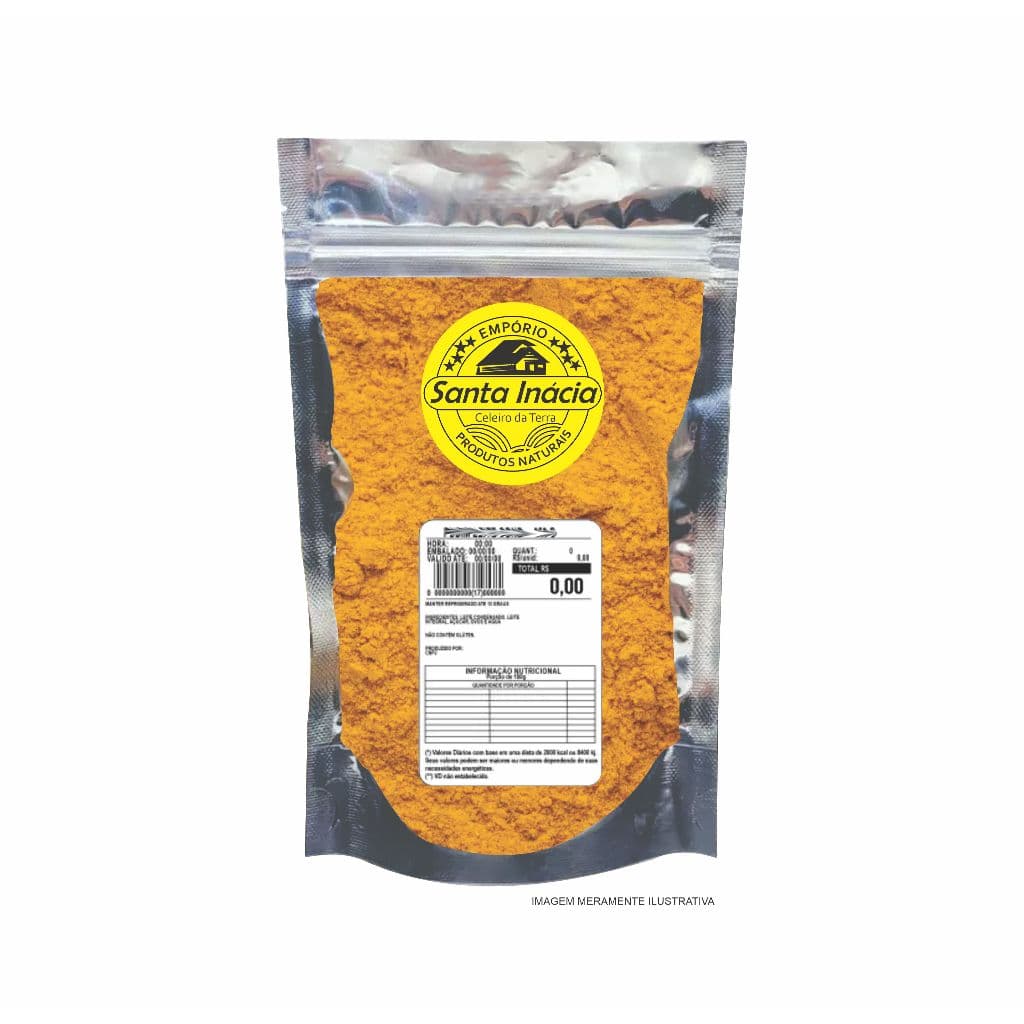 Curcuma em Pó Açafrão com Laudo de qualidade