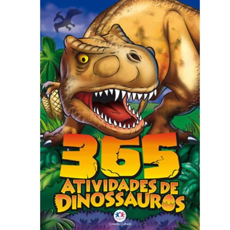 Livro  Dinossauros com 365 Atividades e Desenhos para colorir