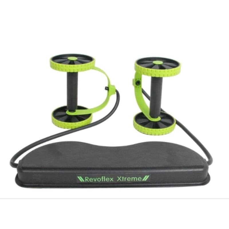 Roda abdominal com elastico e apoio no no joelho para pilates, treinar em casa, treinamento funcional.