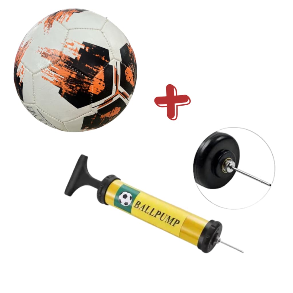 Bola Futebol Society Campo Tamanho 5 Oficial Costurada com Bombinha de Encher Oficial