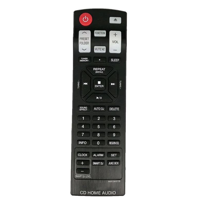 Controle Remoto Som Mini System LG AKB74955361 AKB74955362