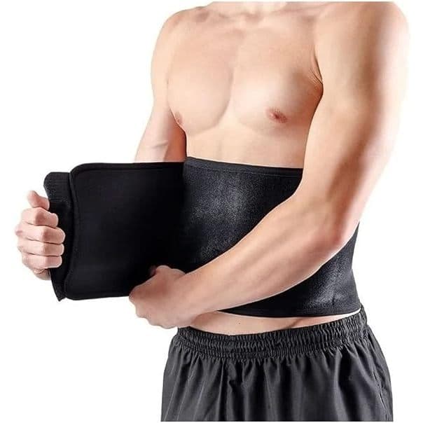 Cinta elástica abdominal Adulto preta/ Unissex