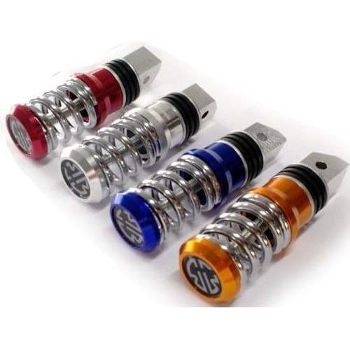 Pedaleira Traseira Mola Moto Esportiva Decorativa para Moto Titan Fan CG Honda