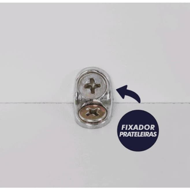 parafuso com mini cantoneira kit 10 unidades de cada