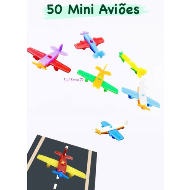 50 Mini Aviões Lembrancinhas Festa Infantil