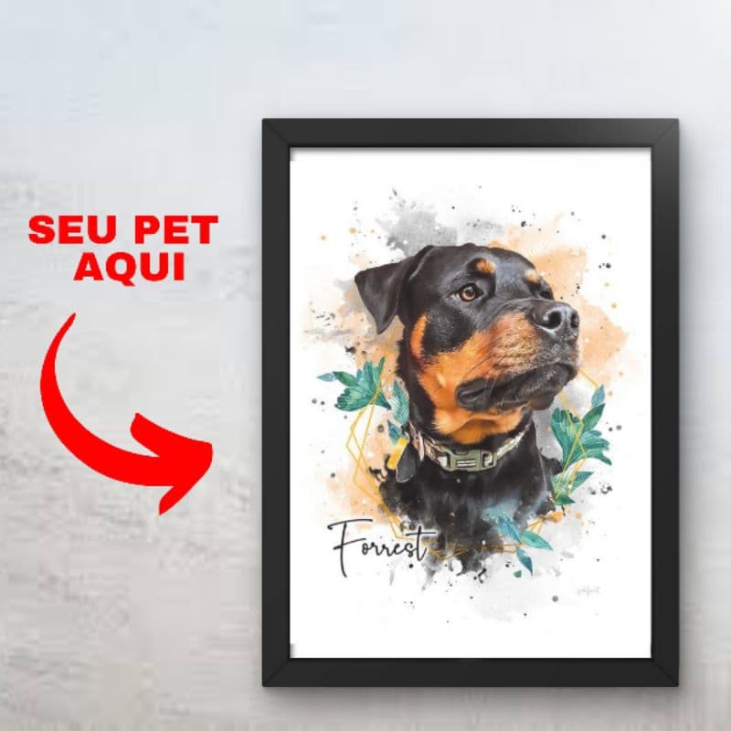 Quadro Decorativo Artístico Personalizavél Com Seu PET