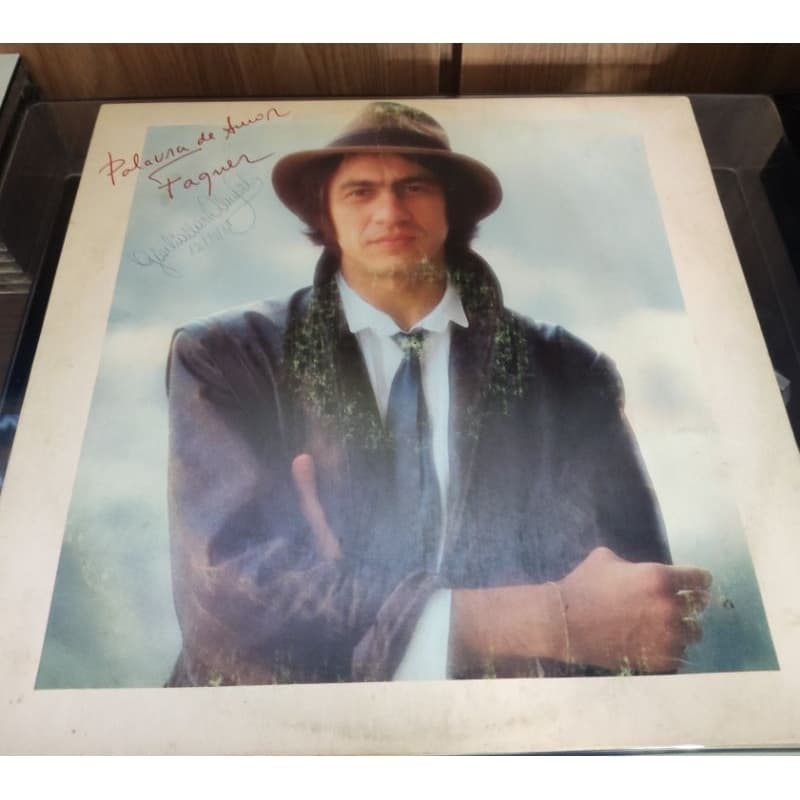 Disco de  Vinil LP Raimundo Fagner, Palavras De Amor, com encarte.
