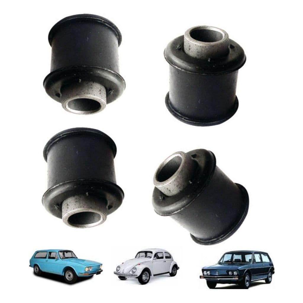 4 Buchas Do Amortecedor Dianteiro Vw Fusca Brasília Variant