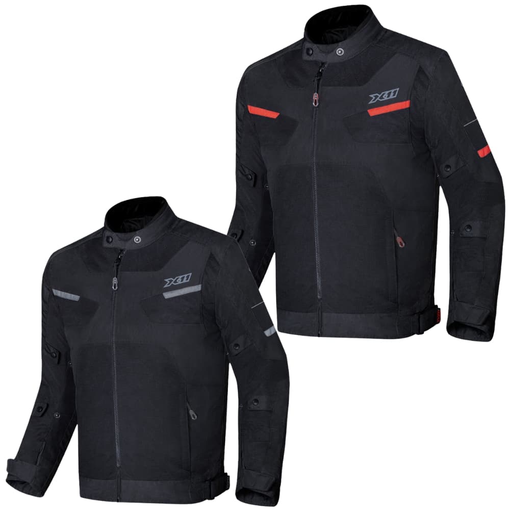 Jaqueta Masculina para Motociclista Com Proteções Original X11 Breeze 2 100% Impermeável Ventilada