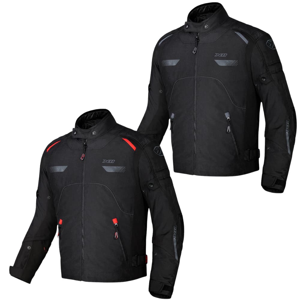 Jaqueta Masculina para Motociclista Com Proteções Original X11 modelo Veler 100% Impermeável