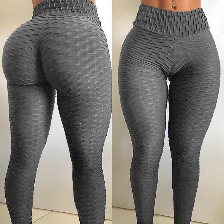Calça Legging Bolha Suplex de Compressão com Cós Alto Empina Bumbum Fitness Suplex 3D