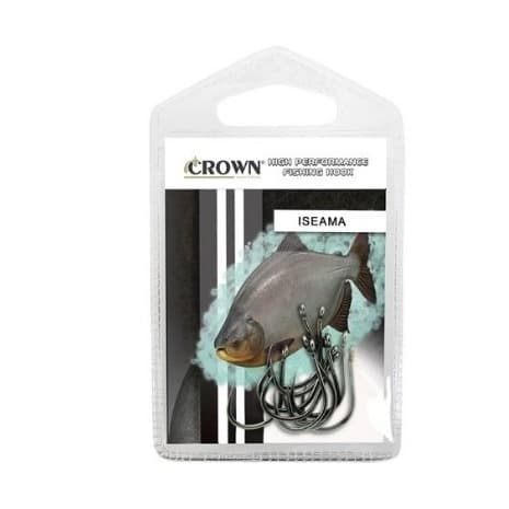 Anzol Crown Iseama Black – 10 unidades