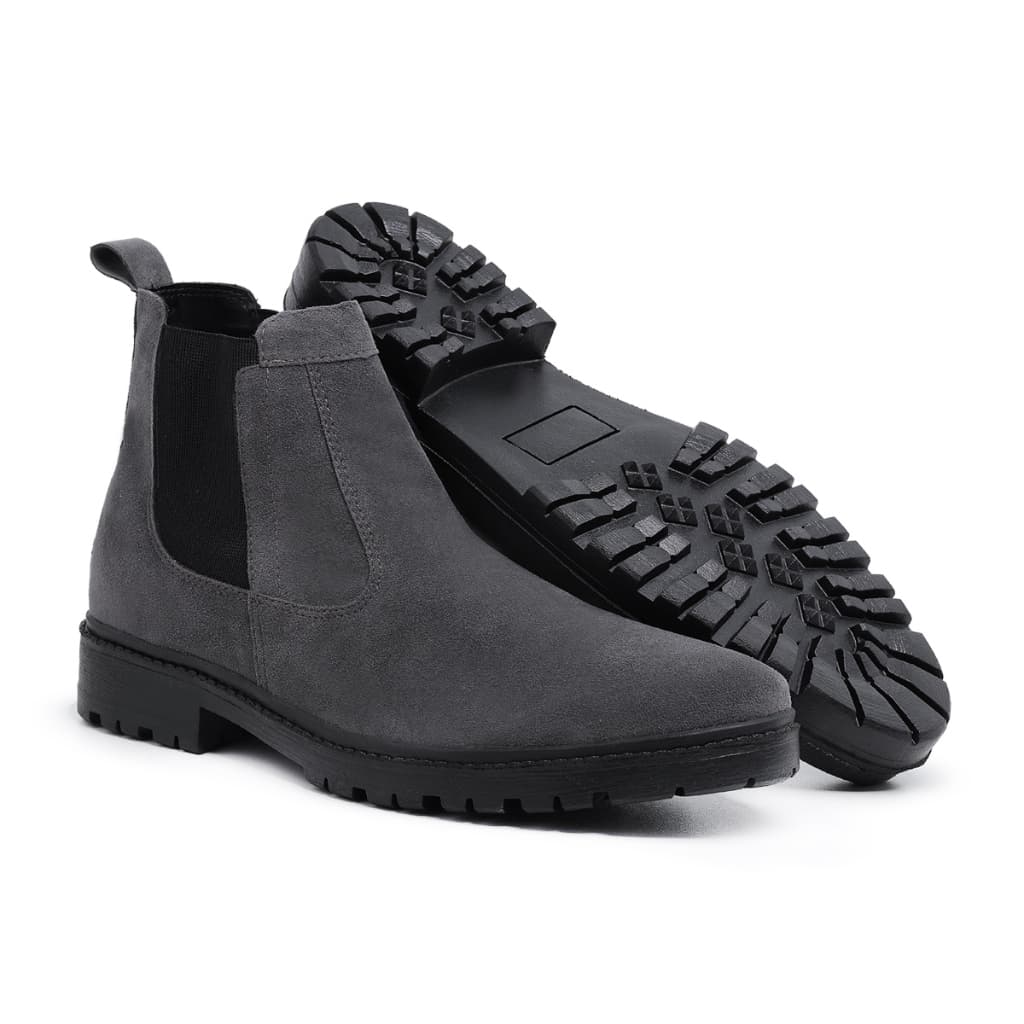 BOTA CHELSEA CINZA BOTINA CASUAL MASCULINA