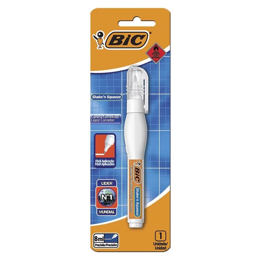 Caneta Bic Corretiva 8ML Fácil Aplicação Imperdivel