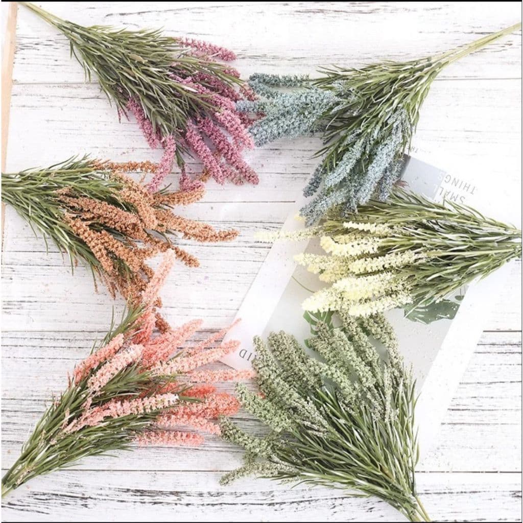 Buquê De Lavanda Falsas Decoração Casamento Artificiaisc Luxo