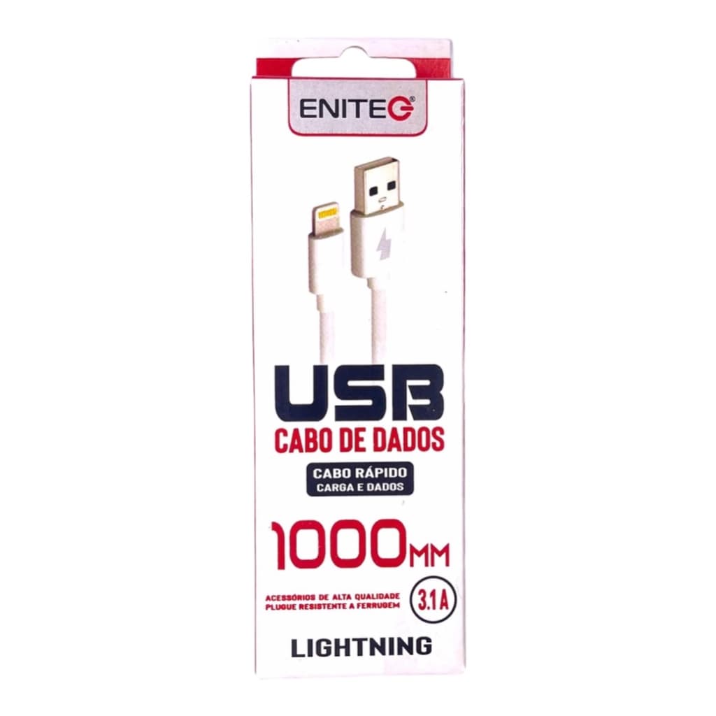 Cabo Carregador Iphone Rapido para celulares com entrada Lightning