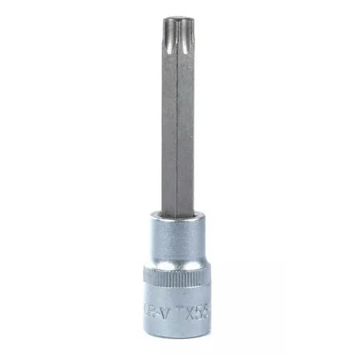 Soquete Torx Longo 1/2 Hexalobular T55 Profissional