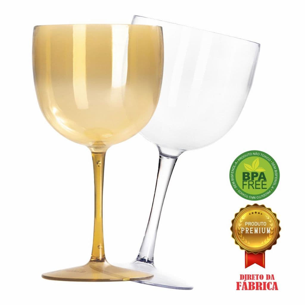 Kit 40 Taças Gin Vodka 580ml Acrílica - Aloha