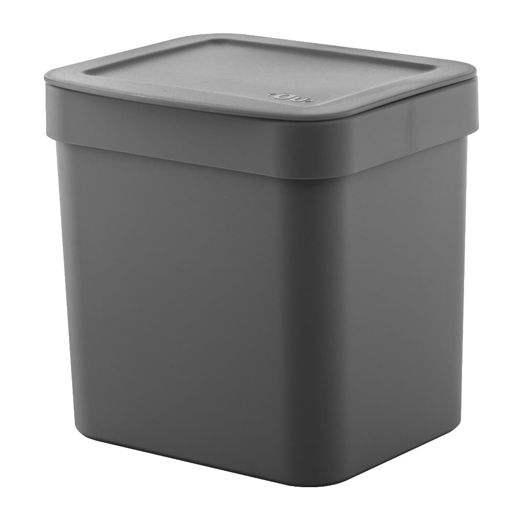 Lixeira 4,7 L Com Tampa Ou Cozinha Pia Bancada Trium
