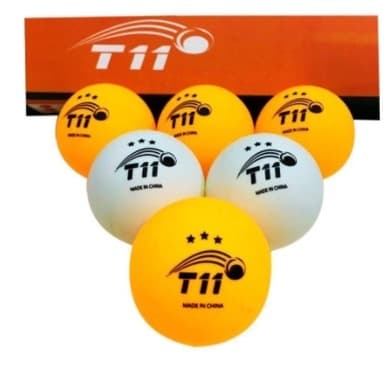 Kit c/100 caixas de ping pong cada caixa com 6 bolinhas.