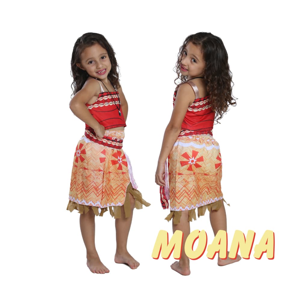 Fantasia Infantil Personagem Curta Saia Moana