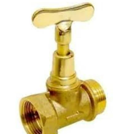 Registro De Pressão Para Chuveiro Completo em Metal Padrão Deca 3/4 Base e Cabeçote Chaveta Amarela