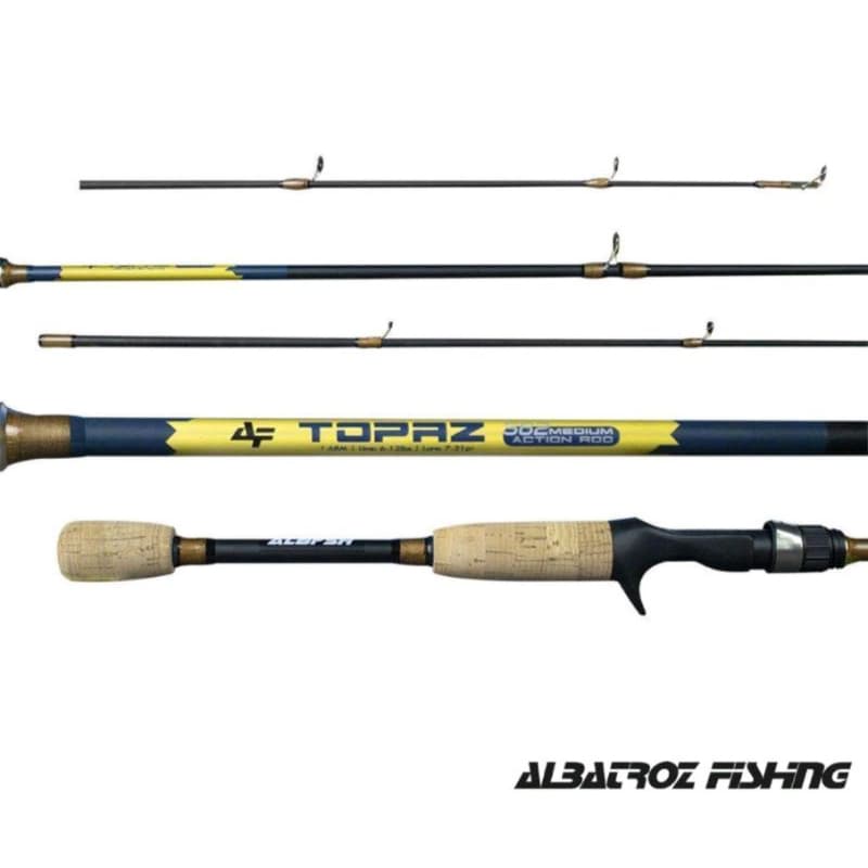 Vara pesca TOPAZ p/ carretilha ( ALBATROZ) 2 partes.