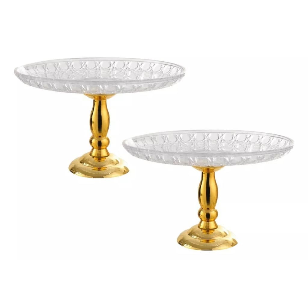 Kit 2 - Suporte Doce Lapidado Luxo - Decoração - Festa Novo