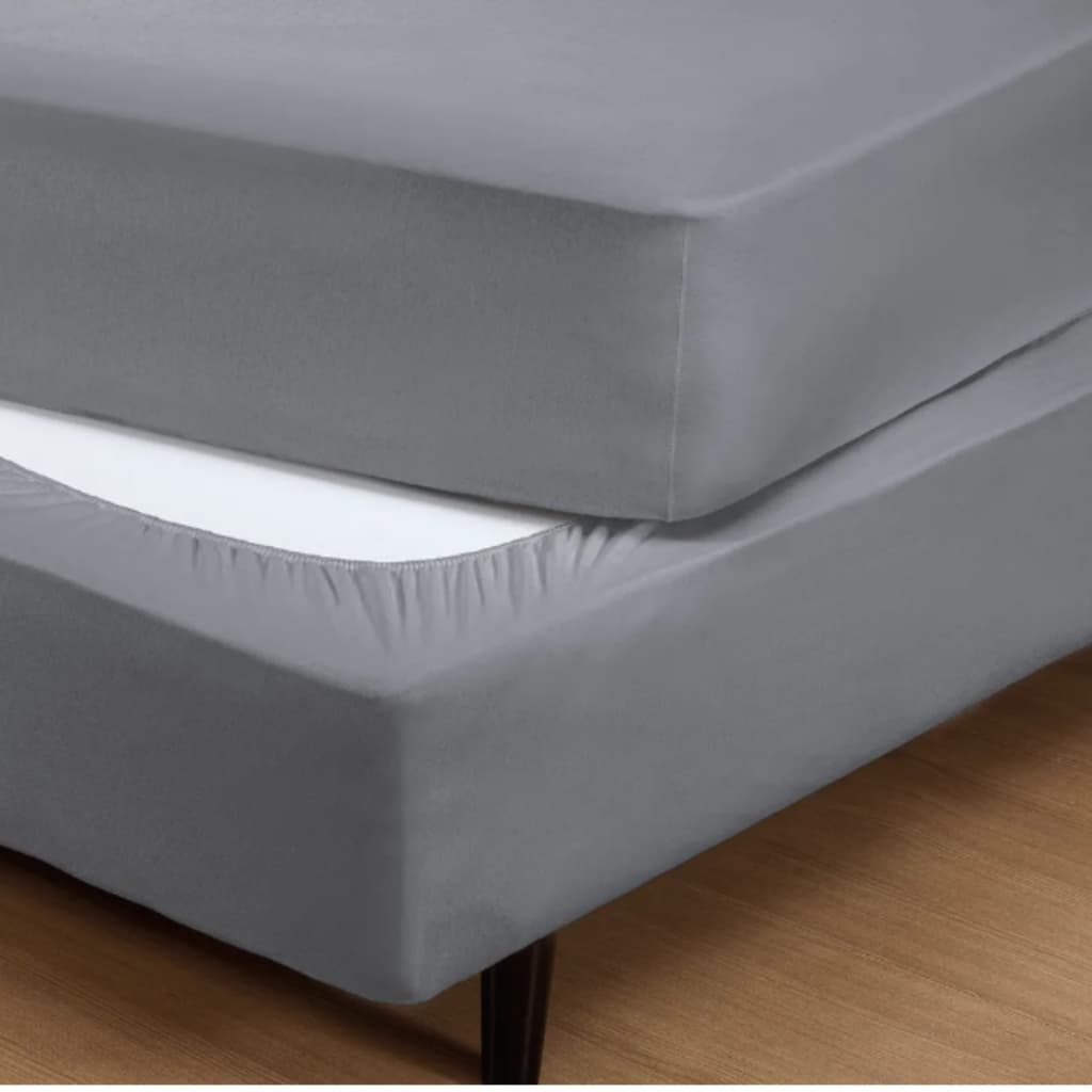 Capa Protetora Saia Box Com Elastico Casal Malha 100% Algodao