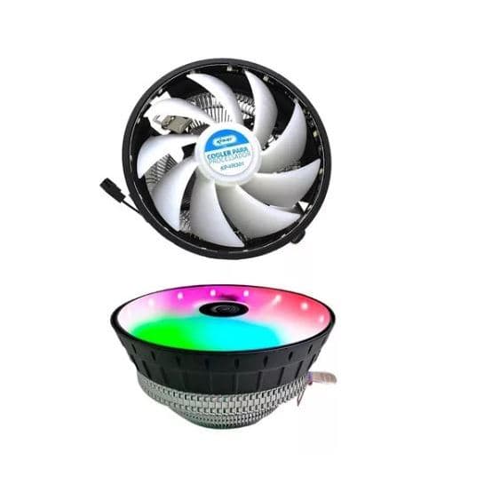 Cooler Processador Cpu Led 775 1150 1151 1155 Am3+ Am4 1200 Led Rgb