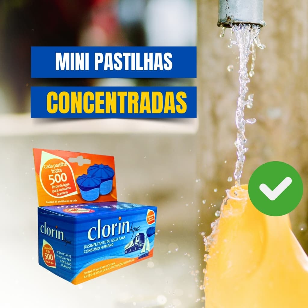 Mini Pastilhas Trata Caixa D'Água Impede Proliferação Larvas