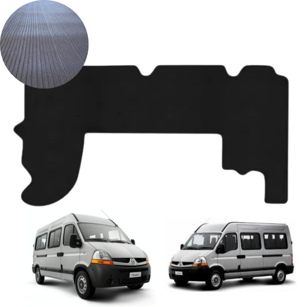 Tapete Borracha Para Renault Master 2010 2011 2012 Sob Medida Cabine Motorista Inteiriço