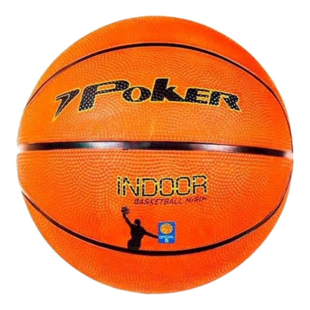 Bola de Basquete Indor Oficial Laranja n.7 - Poker