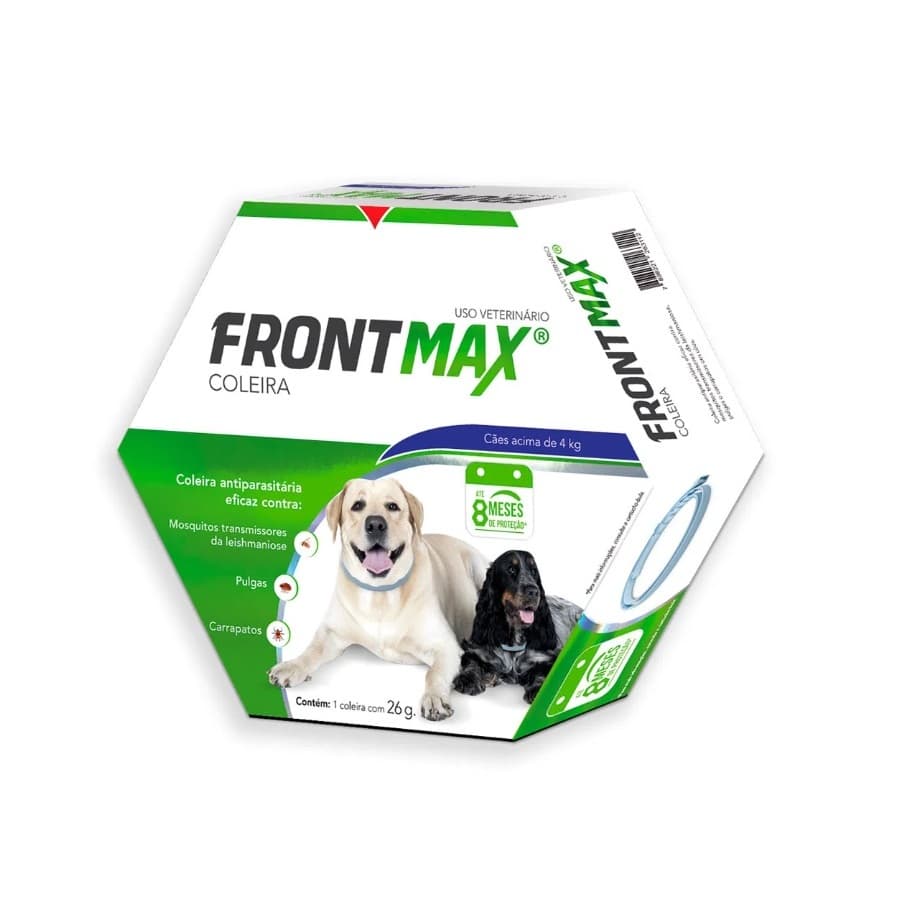 Coleira Antipulgas Frontmax Caes Acima De 4 Kgs