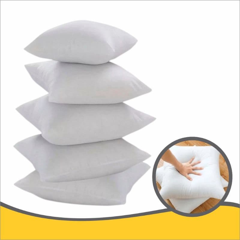 kit com 6 almofadas 45x45 de Fibra Mista TNT Casa e Conforto Decoração Lar